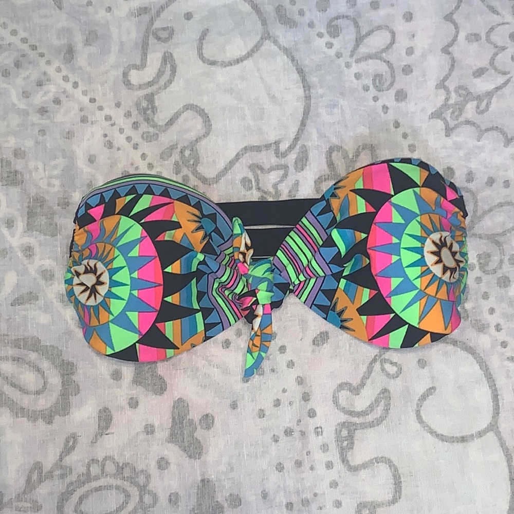Mara Hoffman Shakti Bandeau Bikini Swim Top Sz XS